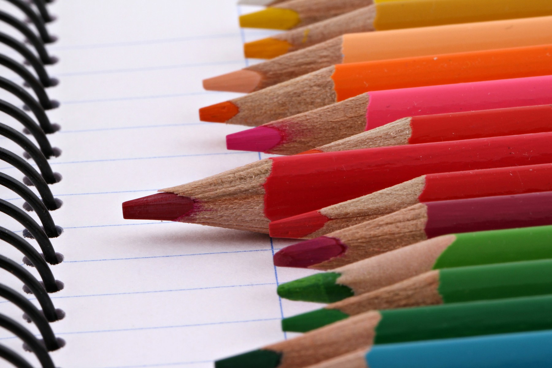 Materiales de trabajo creativo y pedagógico sobre una mesa clara, con cuadernos, colores y elementos naturales
